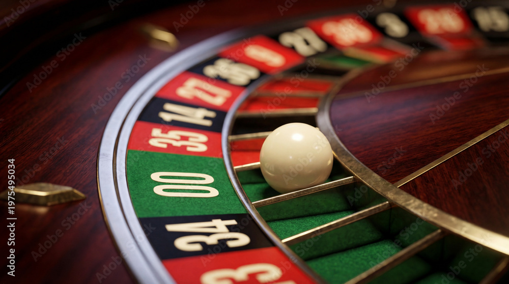 Obraz premium Roulette Ball 00