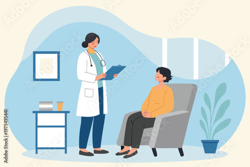 Preventive Healthcare Checkup Illust