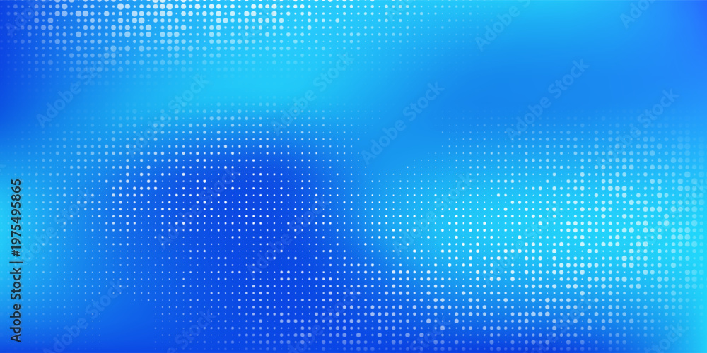 Fototapeta premium Abstract dotted gradient blue and cyan gradient mesh abstract background nice for wallpaper simple abstract modern