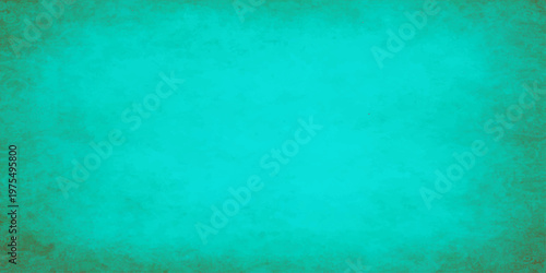 A blue grunge background with a light green textured pattern features an aged paper surface and vintage paint design, providing a blank canvas backdrop for retro art with ample copy space