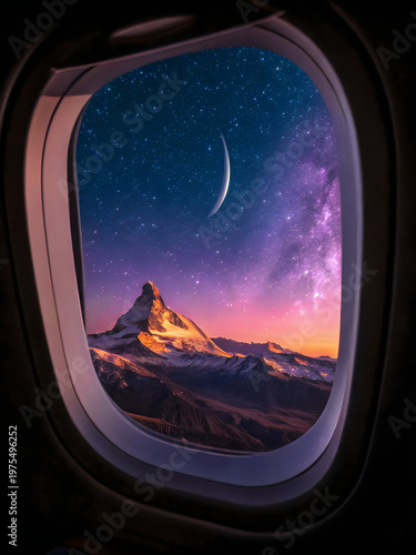 sunset in the mountains