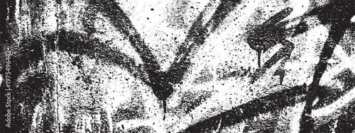 High contrast urban grunge texture with sharp ink brush strokes and splattered paint effects splatter distressed abstract monochrome background graffiti artistic contrast weathered material