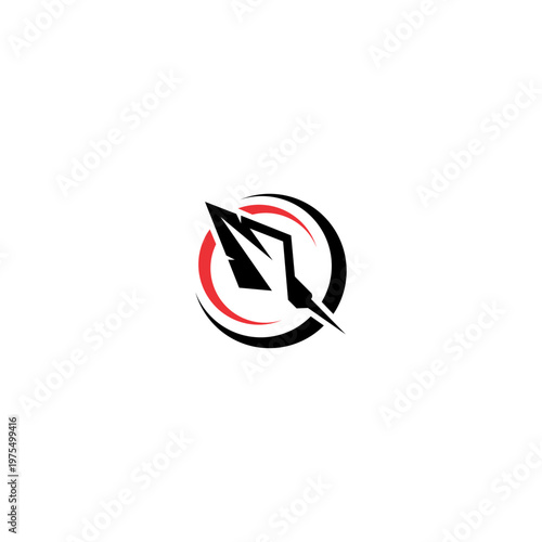 This image showcases a bold, abstract logo design featuring a sharp, angular arrow or spear-like shape pointing diagonally forward, symbolizing speed, precision, and forward movement. The central blac Free Download This image showcases a bold, abstract logo design featuring a sharp, angular arrow or spear-like shape pointing diagonally forward, symbolizing speed, precision, and forward movement. The central blac - GFXLoad