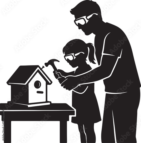 Labour Day Silhouette Collection, Worker Vector Art, Hardworking Professional Black Graphics, May Day Logo Design Elements