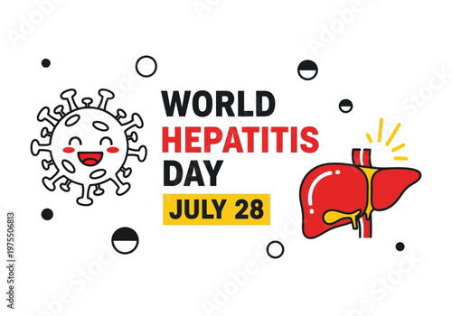 World hepatitis day awareness graphic