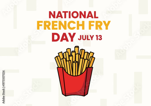 National french fry day july 13