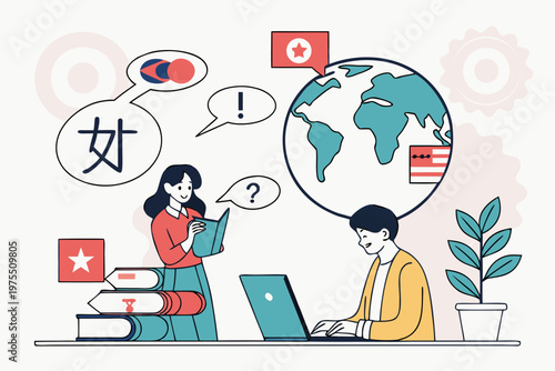 Language Learning Concept
