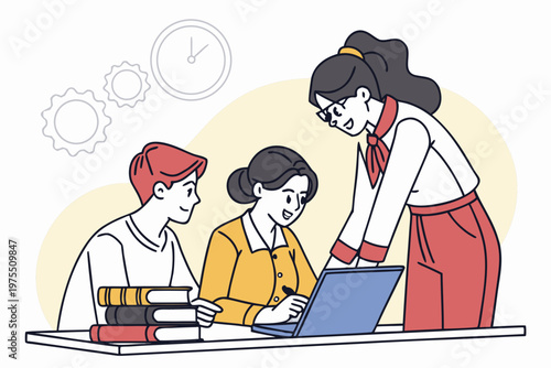 Study Group Learning Concept