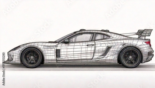 Lego Racing Car Model.