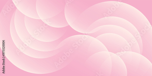 Pastel colorful, modern minimalist, abstract banner background. Circle effect style, geometric Pink and yellow gradation background. Ideal for banners, brochures, branding and presentations