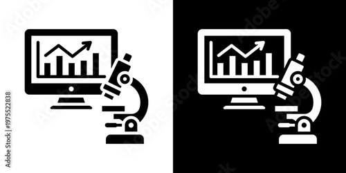 Clinical Decision Support Icon In Black And White Style