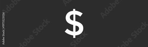 dollar symbol set featuring various currency signs for finance and business