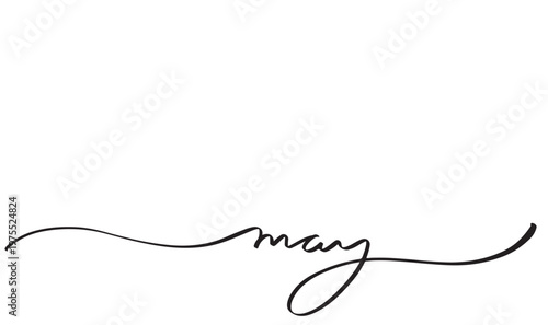 may month text font calligraphy hand written lettering script black color object icon may month calendar spring season summer time memorial happy day travel may month spring season time vacation may 