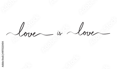 love is love text font calligraphy hand written lettering script black color object pride love is love june month gay lesbian support diversity community bisexual homosexual pride month transgender 