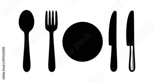 Abstract minimalist black and white composition with vertical lines