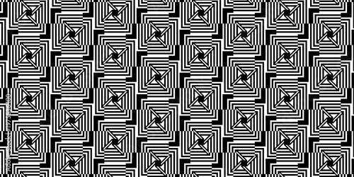 circuit board texture, square op art seamlees pattern