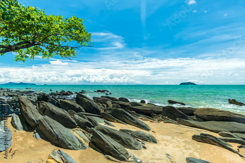 Beautiful rocky coast and sea