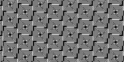 circuit board background, square op art seamlees pattern