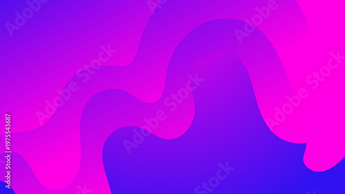 Stylish purple and pink abstract background with organic fluid wave shapes and vibrant gradients for a modern fashion forward look