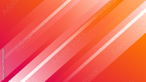Hot red and orange gradient background with dynamic diagonal stripes evoking a sunset or high speed energy feel