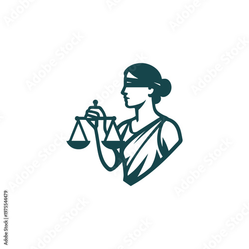 Themis Justice Goddess Logo