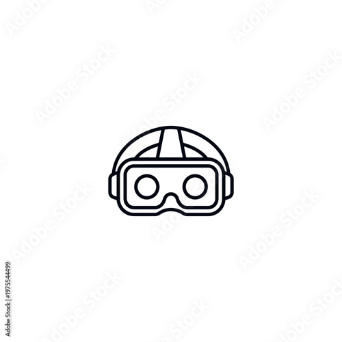 Virtual reality goggles and headset.