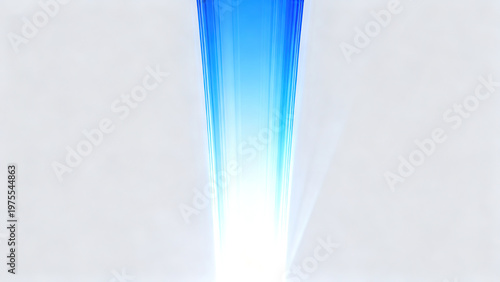 Blue and White Light Beam · Energy Ray Light Effect