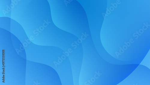 Light sky blue gradient background featuring organic fluid shapes and smooth translucent waves