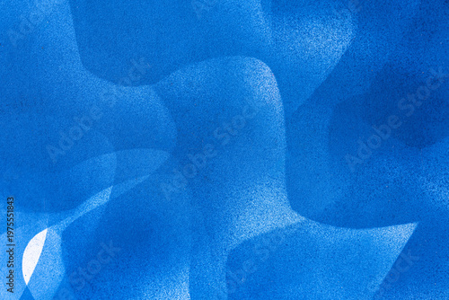 青色のスプレー塗料で塗った背景