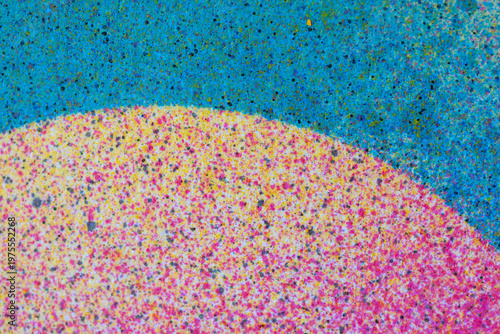 カラフルなスプレー塗料で塗った背景