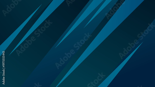 Sophisticated dark blue and navy background with professional diagonal stripes and sharp geometric light reflections