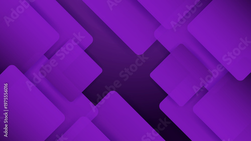 Sophisticated purple and violet background with layered rounded squares creating a stylish and modern depth effect