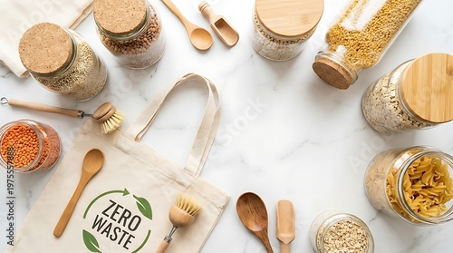 Zero Waste Lifestyle Concept