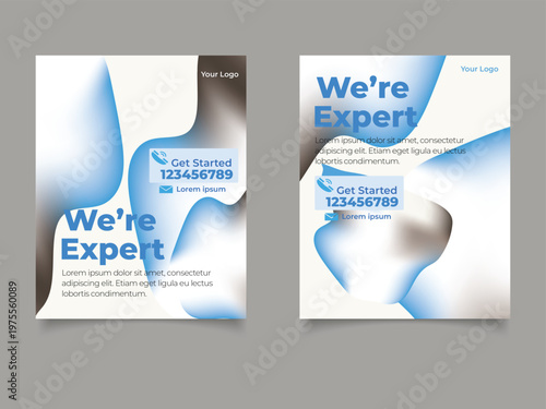Creative business marketing banner for social media post template
