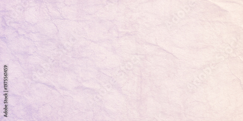 Soft pastel purple crumpled paper texture background with subtle gradient effect and creases