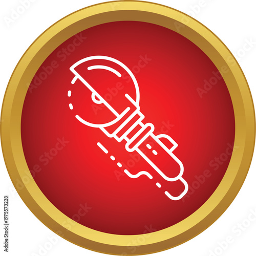 Angle grinder power tool representing construction, renovation, and metalworking