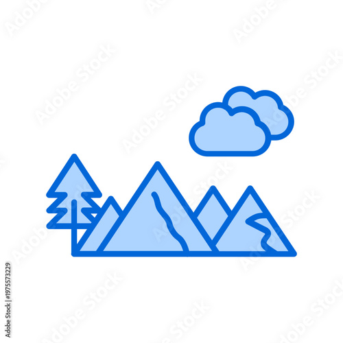 Mountain Vector Icon