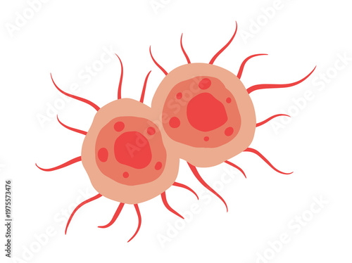 Cancer Cell Illustration