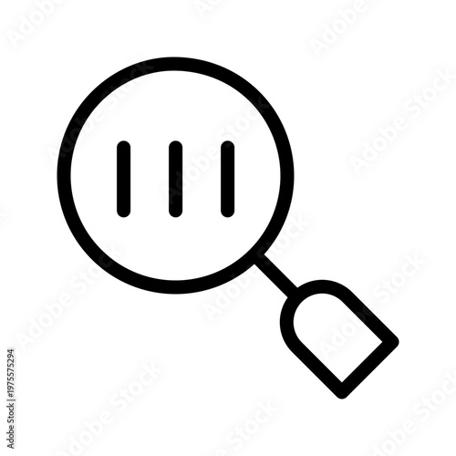 Data analysis icon modern analytics insight, business intelligence and information processing concept visual