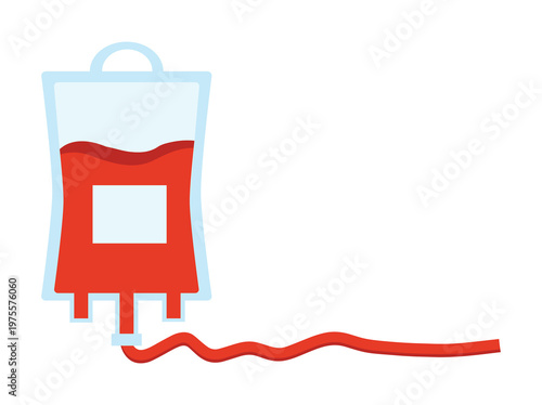Blood Bag Illustration