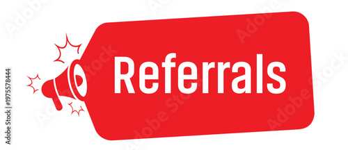 referrals sign	