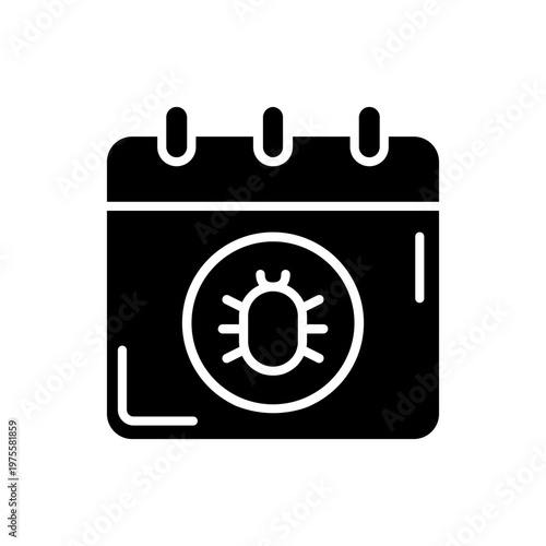 Pest icon vector. Pest control Illustration sign. Insect control symbol. pest control service logo.