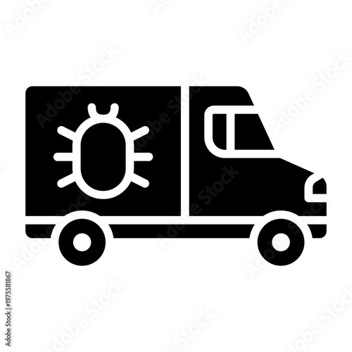 Pest icon vector. Pest control Illustration sign. Insect control symbol. pest control service logo.