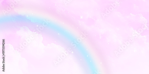 Airy Pink Sky Background for Design Use