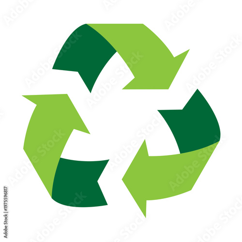 recycle Vector Flat Icon Design