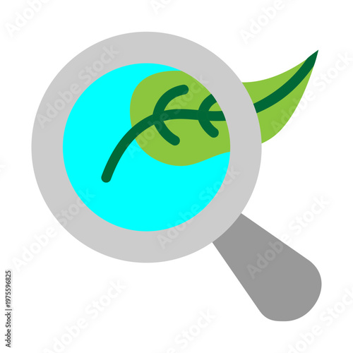 Ecology Research Vector Flat Icon Design