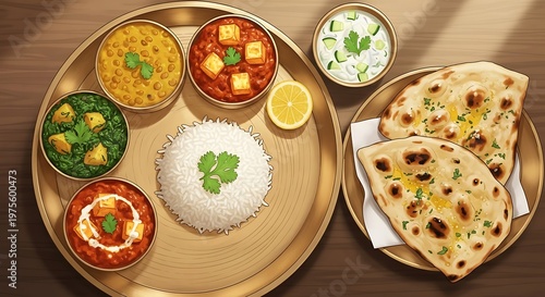 Indian Meal Platter.
