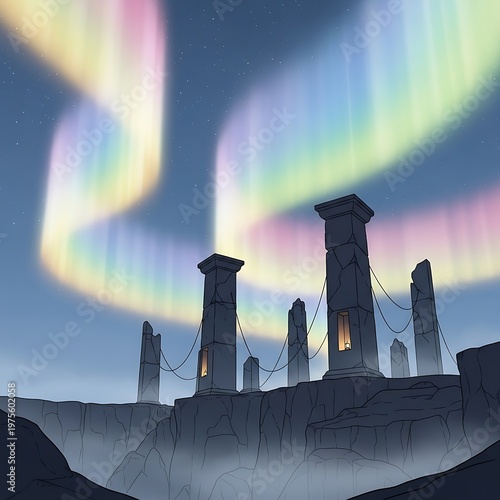 Aurora Borealis Ruins. (7)