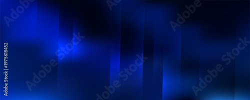 Schilderij op canvas Futuristic blue tech background featuring abstract digital network connections w