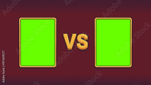 Pixel versus frames layout with green screens